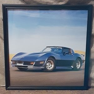 1981 Chevrolet Corvette FSO Coupe 12" x 12" Framed